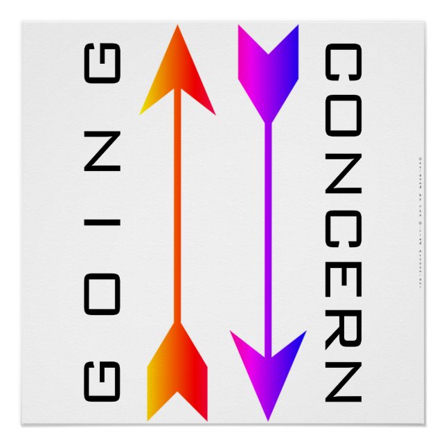 "Going Concern" Poster (Front)