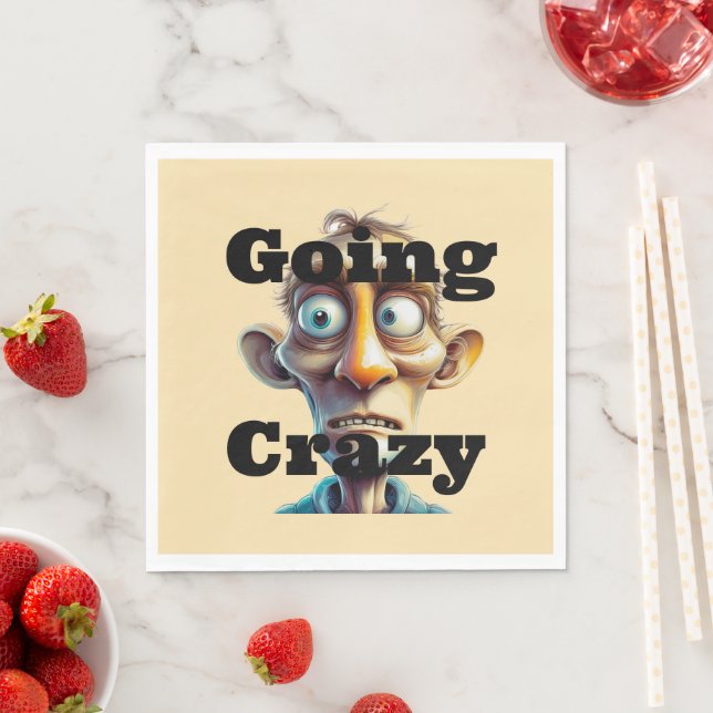 Going Crazy Paper Napkin (Insitu)