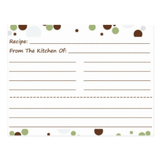 Blank Recipe Cards | Zazzle