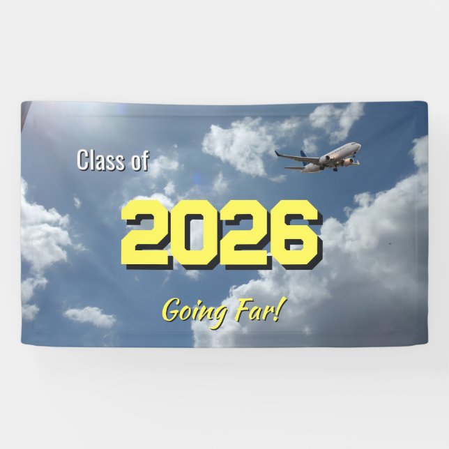 Going Far Banner Customizable (Horizontal)