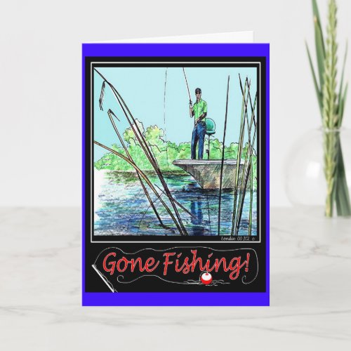 Going Fishing Card