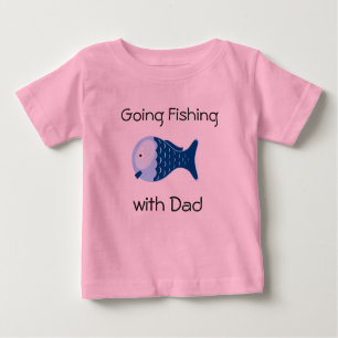 Going Fishing with Dad Toddlers Shirt