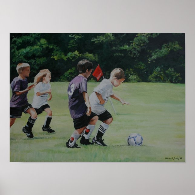 Going for the Goal Reproduction Print (Front)