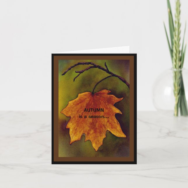 Going from Autumn to Spring Card (Front)