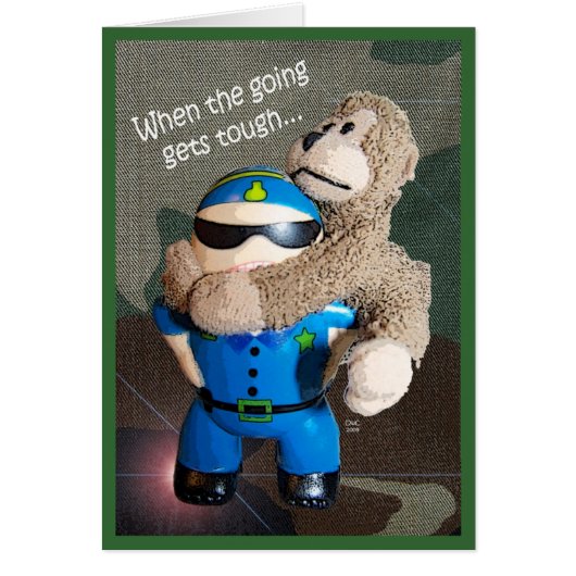 Going Gets Tough Card (Front)