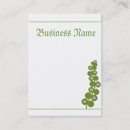 Customizable Going Green Business Cards
