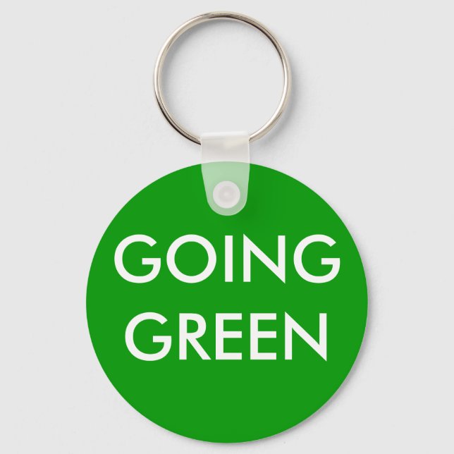 GOING GREEN KEYCHAIN (Front)