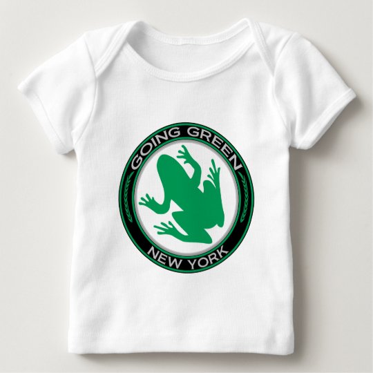 Going Green New York Frog Baby T-Shirt