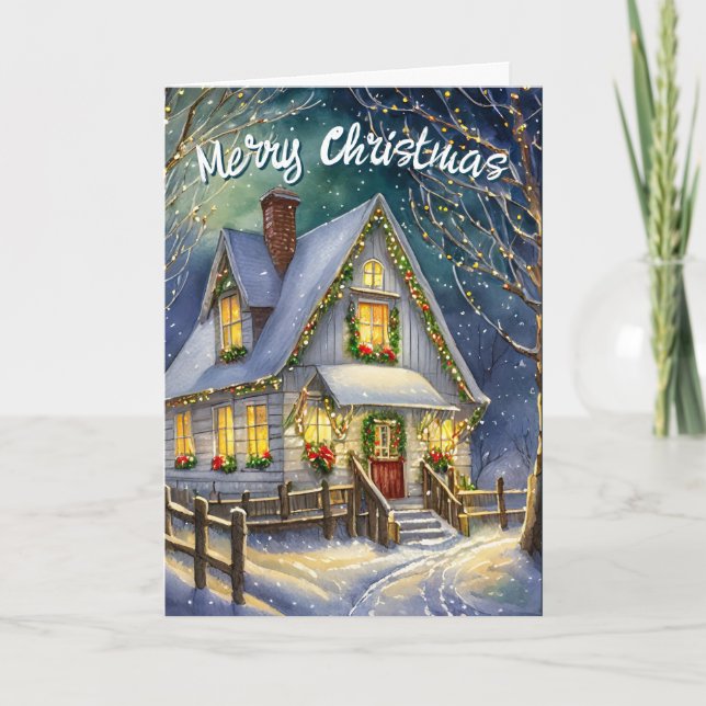 Going Home for Christmas Holiday Card (Front)