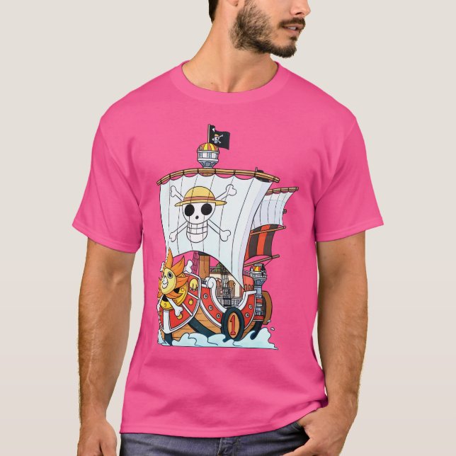 Going Merry And Thousand Sunny T-Shirt (Front)
