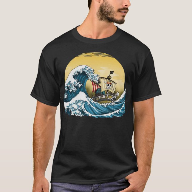 Going Merry Wave -one piece E Essential  T-Shirt (Front)
