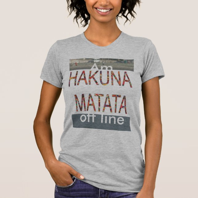 Going Off Line Customize Product T-Shirt (Front)