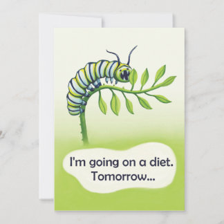 Going on a Diet Holiday Card