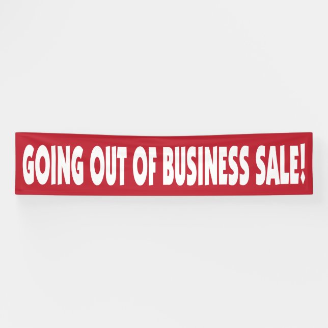 Going Out of Business Sale Banner (Horizontal)