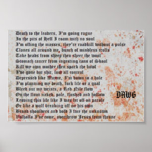 Going Rogue poem print