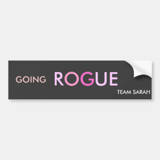 GOING ROGUE TEAM SARAH BUMPER STICKER