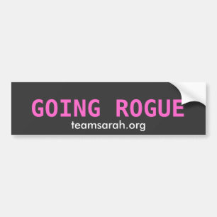 GOING ROGUE TEAMSARAH.ORG BUMPER STICKER