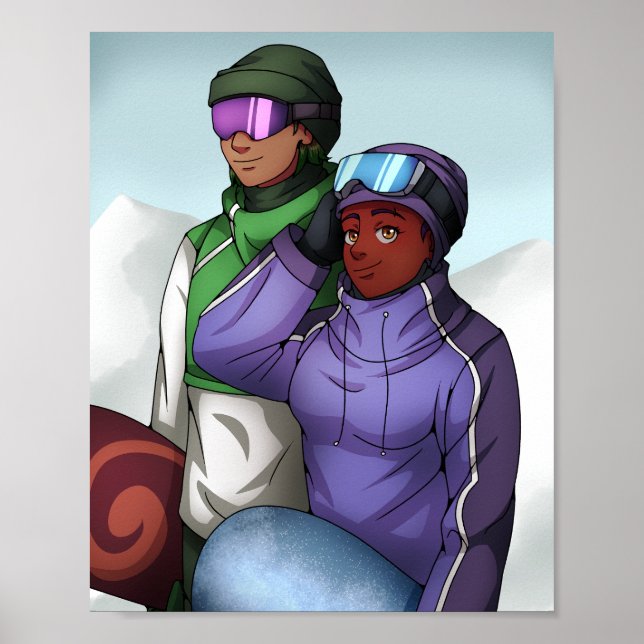 Going Snowboarding Poster (Front)