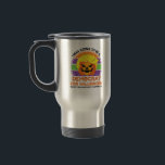 Going To A Democrat For Halloween Funny Trumpkin Travel Mug<br><div class="desc">Going To A Democrat For Halloween Funny Trumpkin – A satirical Halloween design blending political parody with festive spirit. Perfect for anyone who enjoys edgy humor during spooky season. This design makes a bold statement at parties or casual gatherings.</div>