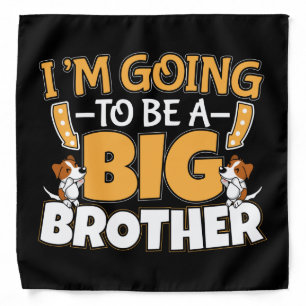 Going to Be a Big Brother - New Baby Sibling Bandana