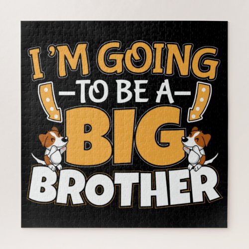 Going to Be a Big Brother _ New Baby Sibling Jigsaw Puzzle