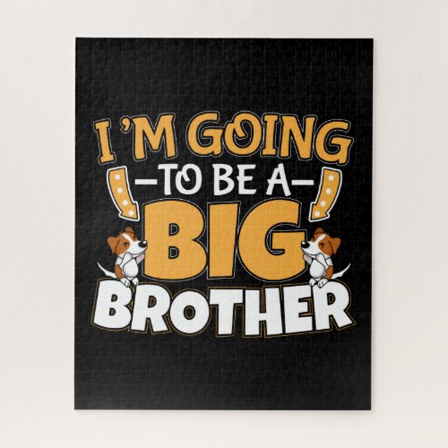 Going to Be a Big Brother _ New Baby Sibling Jigsaw Puzzle
