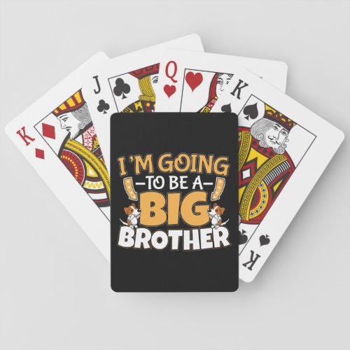 Going to Be a Big Brother _ New Baby Sibling Playing Cards
