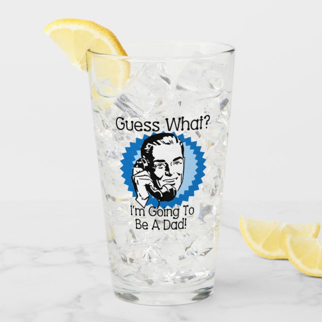 Going to Be a Dad Blue Glass (Front Ice)