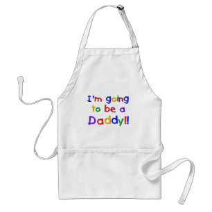 Going to be a Dad-Primary Colors Adult Apron