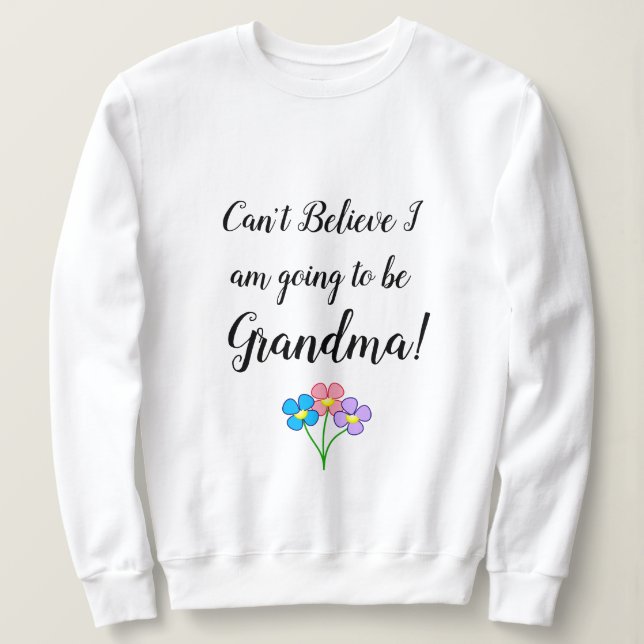 Going to be a Grandma Announcement Shirt (Design Front)