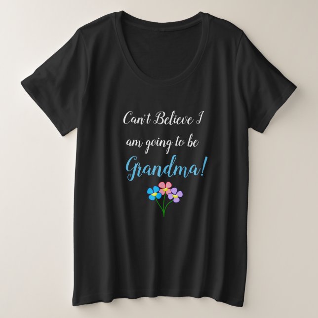 Going to be a Grandma Announcement Shirt (Design Front)