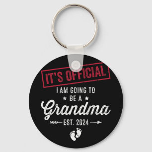 Going To Be A Grandma First Mothers Day For Grandm Keychain