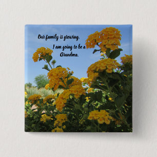 Going to be a Grandparent New Baby Announcement Button