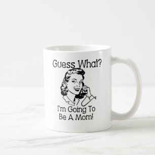 Going To Be a Mom Black Coffee Mug