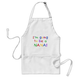 Going to be a Nana - Primary Colors Tshirts Adult Apron