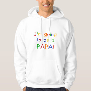 Going to be a Papa - Primary Colors Hoodie