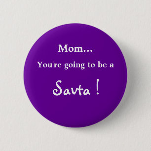 Going to be a Savta ! Pinback Button