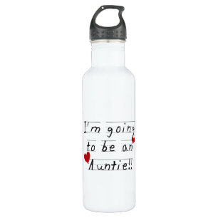 Going To Be An Auntie Kid Print Tshirts and Stainless Steel Water Bottle