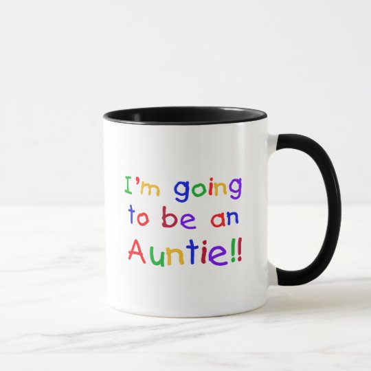 Going to be an Auntie Primary Colors Mug