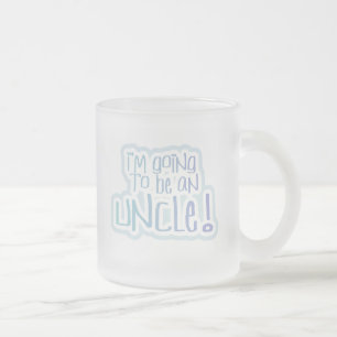 Going to be an Uncle Tshirts and Gifts Frosted Glass Coffee Mug