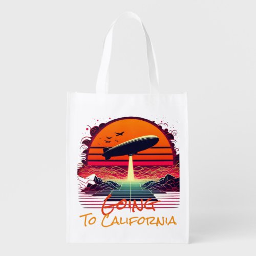 going to california grocery bag