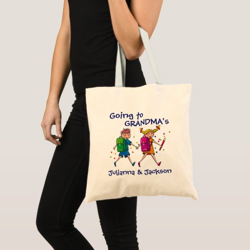 Going to Grandma Overnight Bag _ Personalized Bag