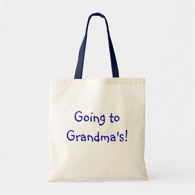 "Going to Grandma's"  Bag (Front)