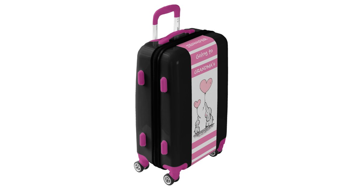 Going to Grandma's Personalized Kids Rolling Luggage / 