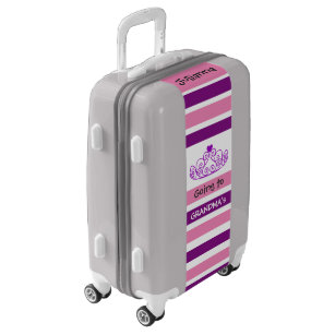 Going to Grandma's Personalized Kids Rolling Luggage / 