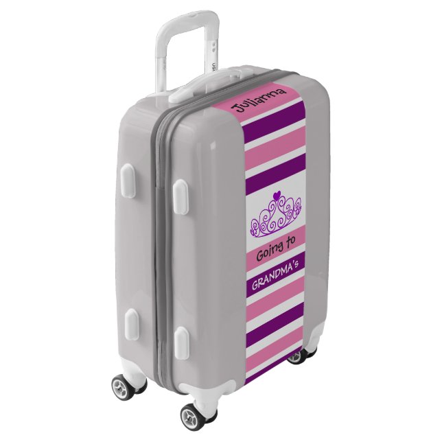 Going to Grandmas Suitcase - Pink Princess (Rotated Left)