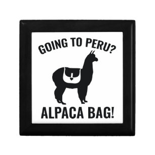 Going To Peru? Keepsake Box