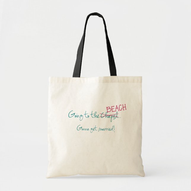 Going to the Chapel Beach Wedding tote Bag (Front)