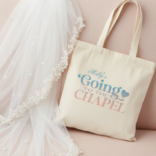 Going to the Chapel Pink Bride to Be Tote Bag