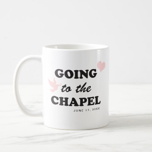 Going to the Chapel  Retro 70s Themed Bride Coffee Mug